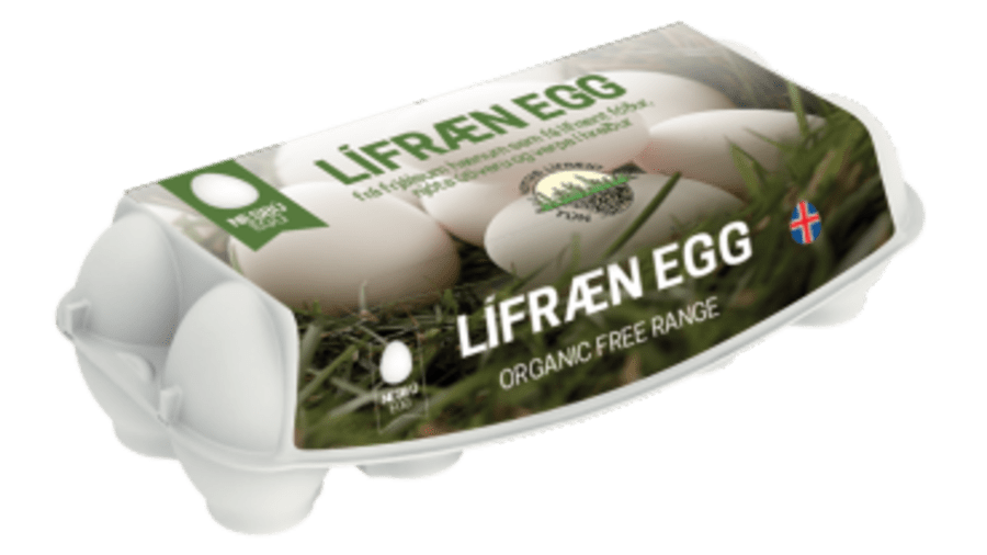 Lífræn egg, 10 stk.