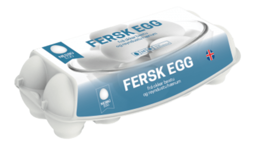 Egg 1fl. 10 stk. Stór egg