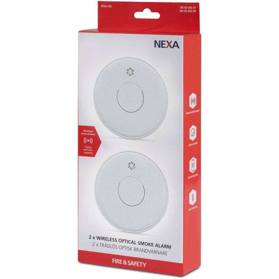 Nexa Optical reykskynjarar 2stk