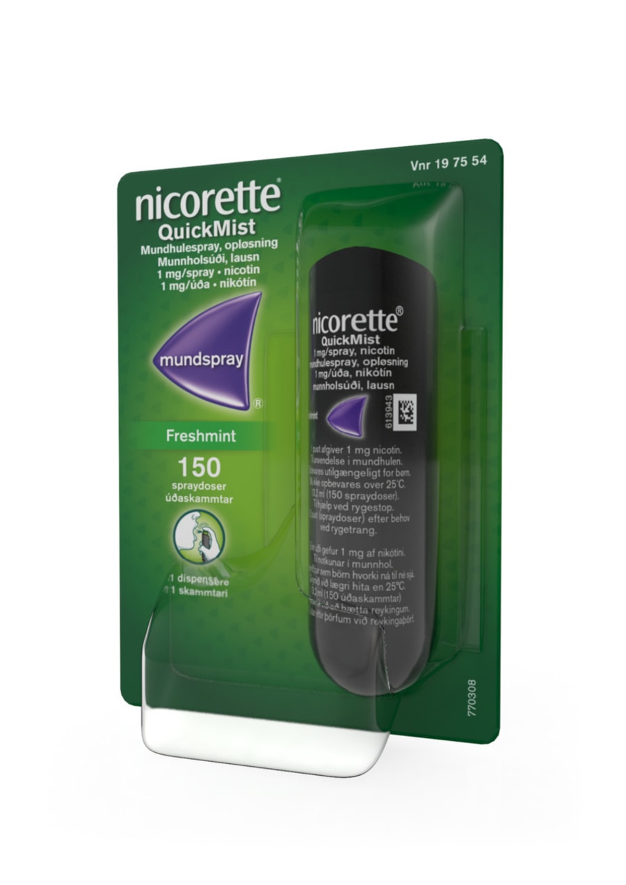 Nicorette Quickmist munnholsúði