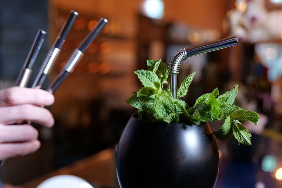 Nuts Stálrör m/beygju 22cm 4stk