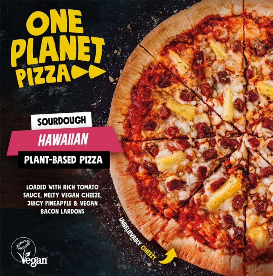 One Planet Pizza Hawaiian Vegan Frozen Pizza