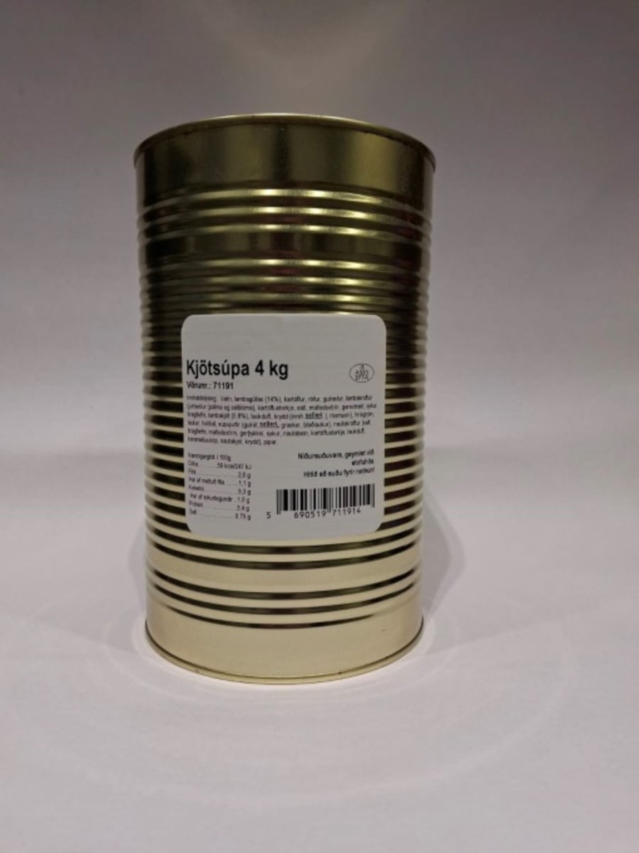 Ora Kjötsúpa 4kg dós