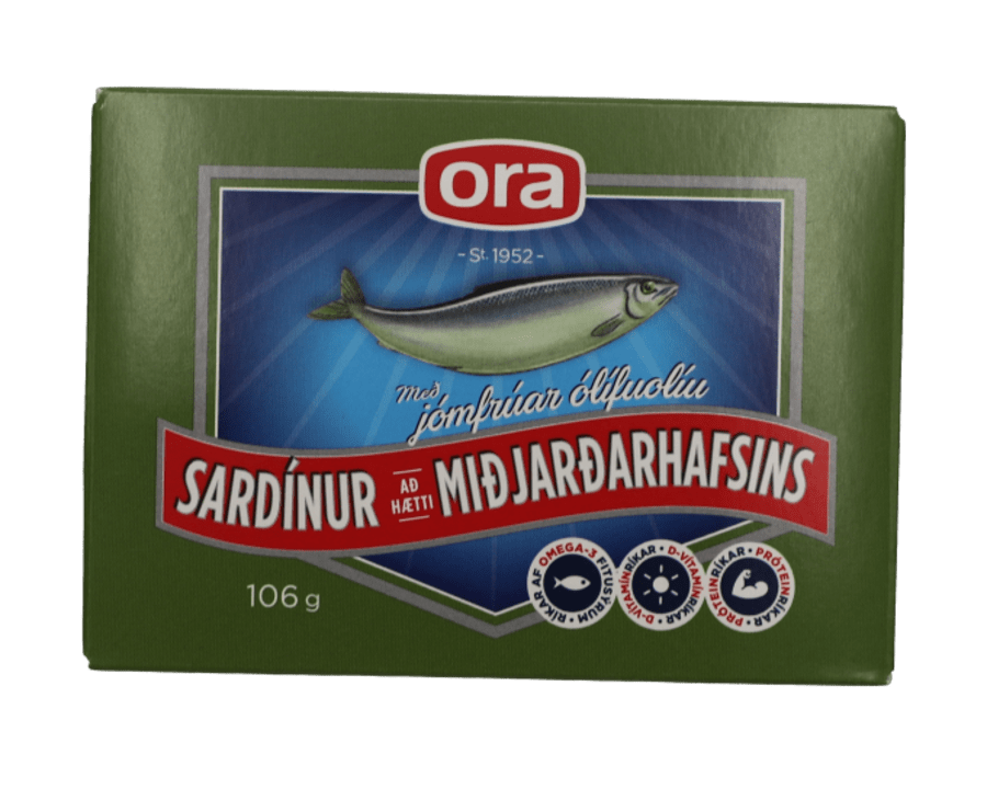 Ora sardínur Miðjarðarhaf 106g