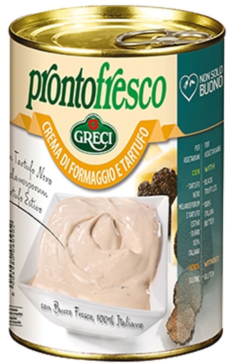 Ostasósa með svörtum trufflum 1x400g Greci