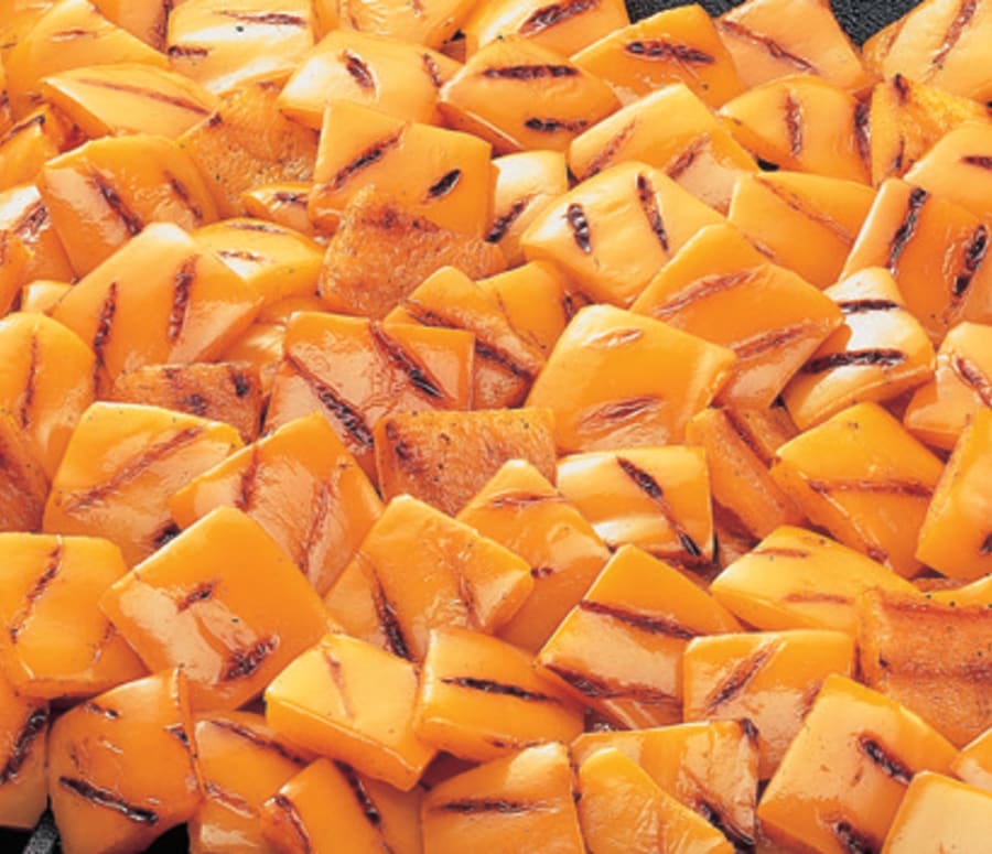 Paprika grilluð gul 20x20mm 10kg