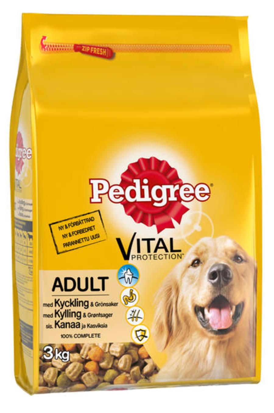 Pedigree kjúklingur 3 kg.