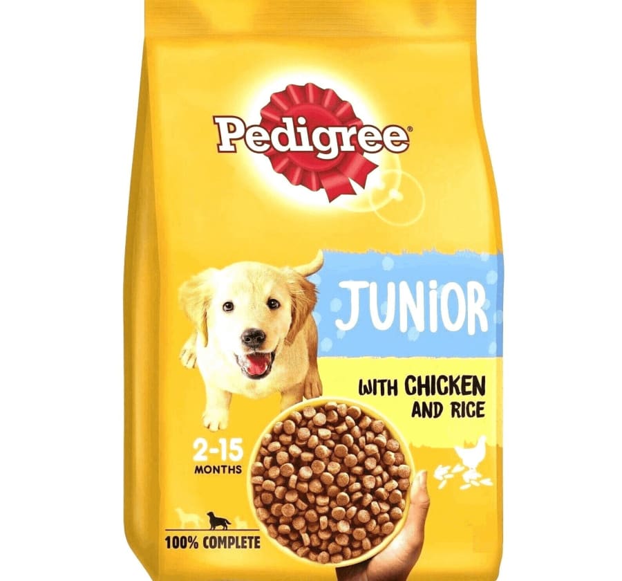Pedigree kjúklingur/hrísgrjón 2 kg junior