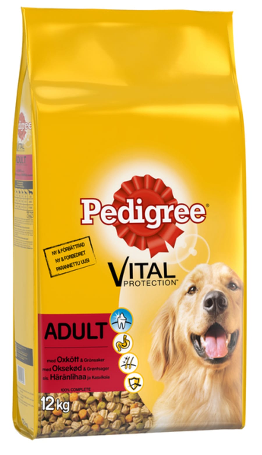 Pedigree kjöt 12 kg.
