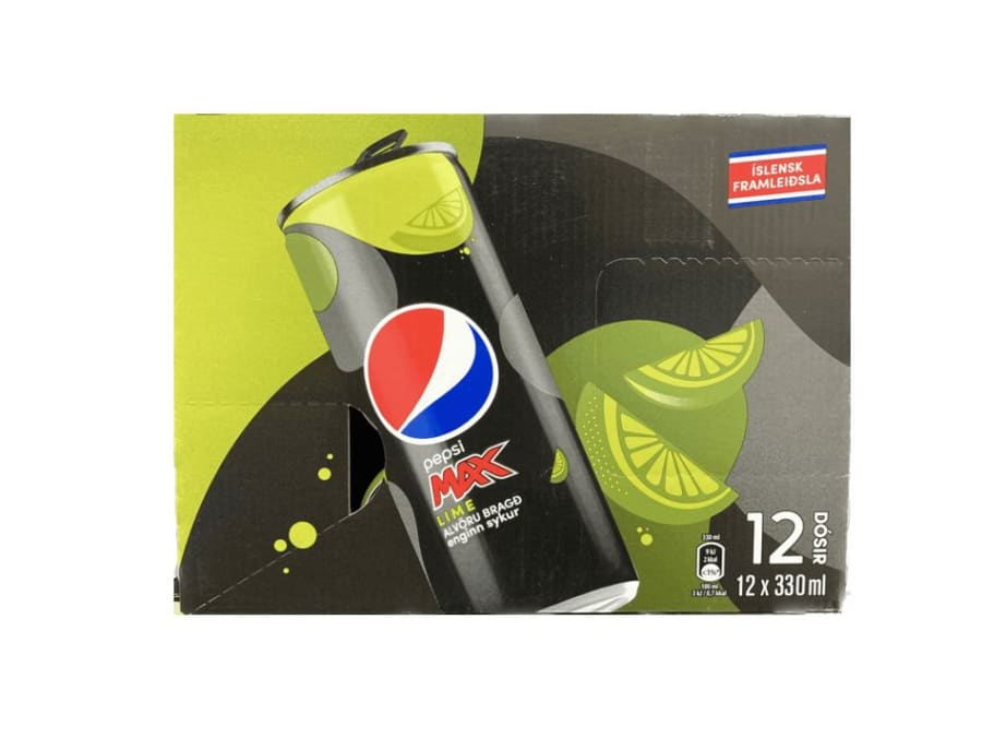 Pepsi 12x330 ml max lime