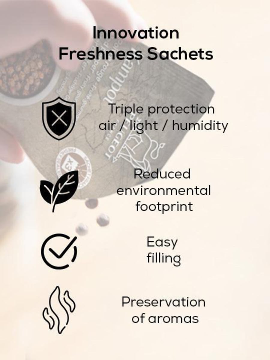 Peugeot Pipar svartur Cambodia 60gr