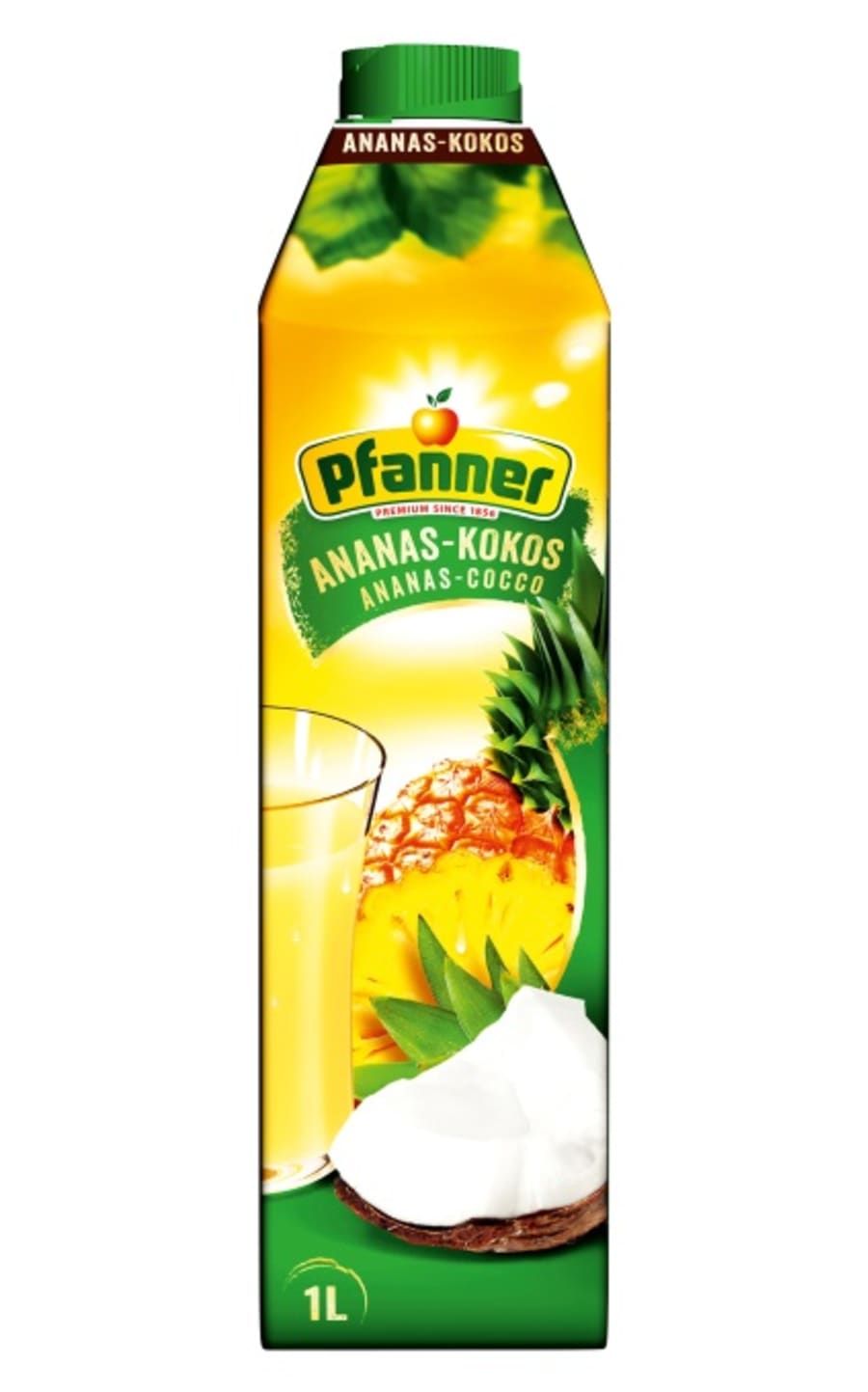 Pfanner Ananas og Kókós safi 1L