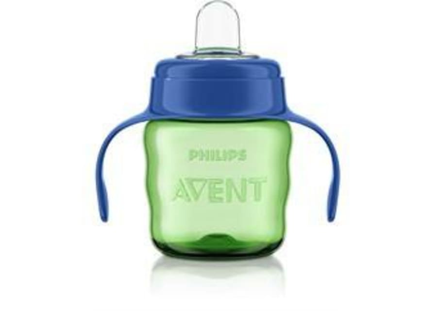 Philips-AVENT Stútglas m/Handfangi 200ml blá