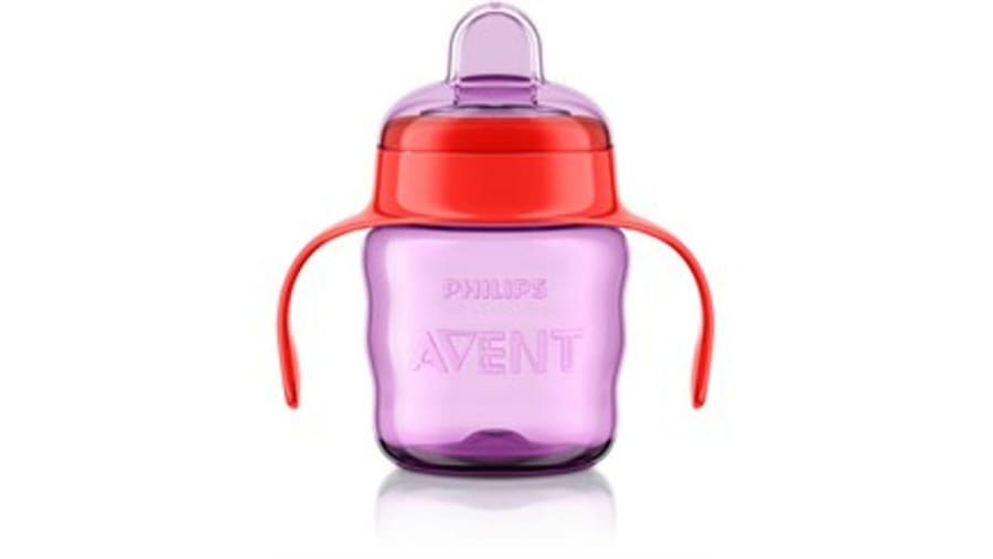 Philips-AVENT Stútglas m/Handfangi 200ml Rautt