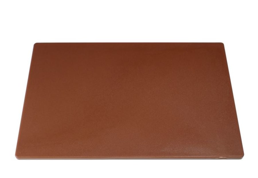 Plast skurðarbretti brúnt 45x30 cm.