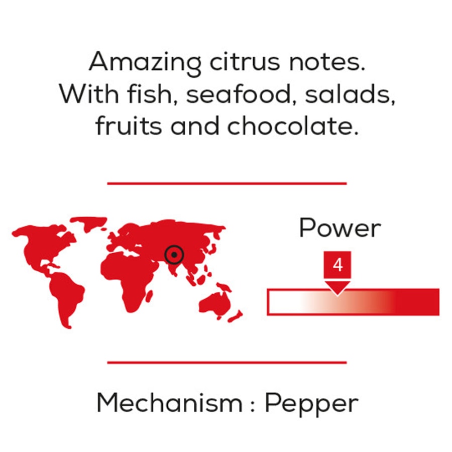 PSP villtur pipar Timut 40 g.