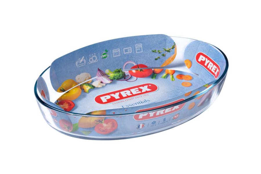 Pyrex Gler fat oval 35x24cm