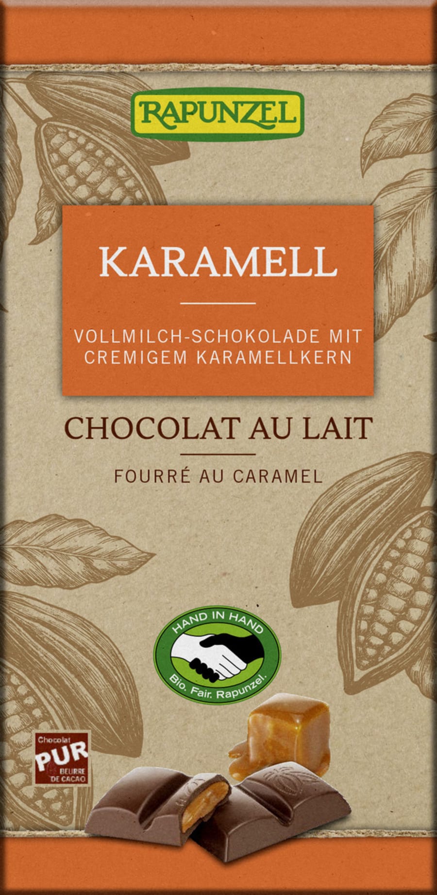 Rapunzel Súkkulaði m/Karamellufyllingu