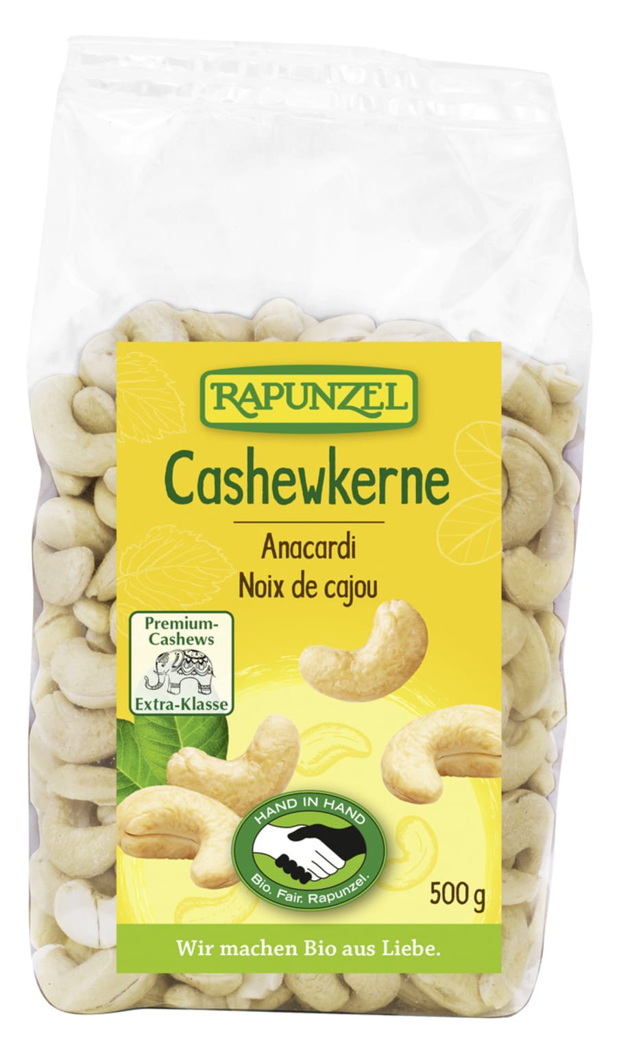 Rapunzel Kasjúhnetur brotnar