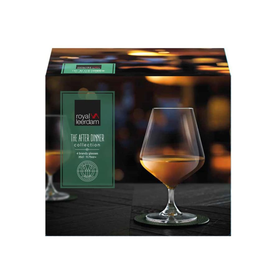 Royal Leerdam Glas 35cl 4stk koníak / brandy The After Dinner Collection