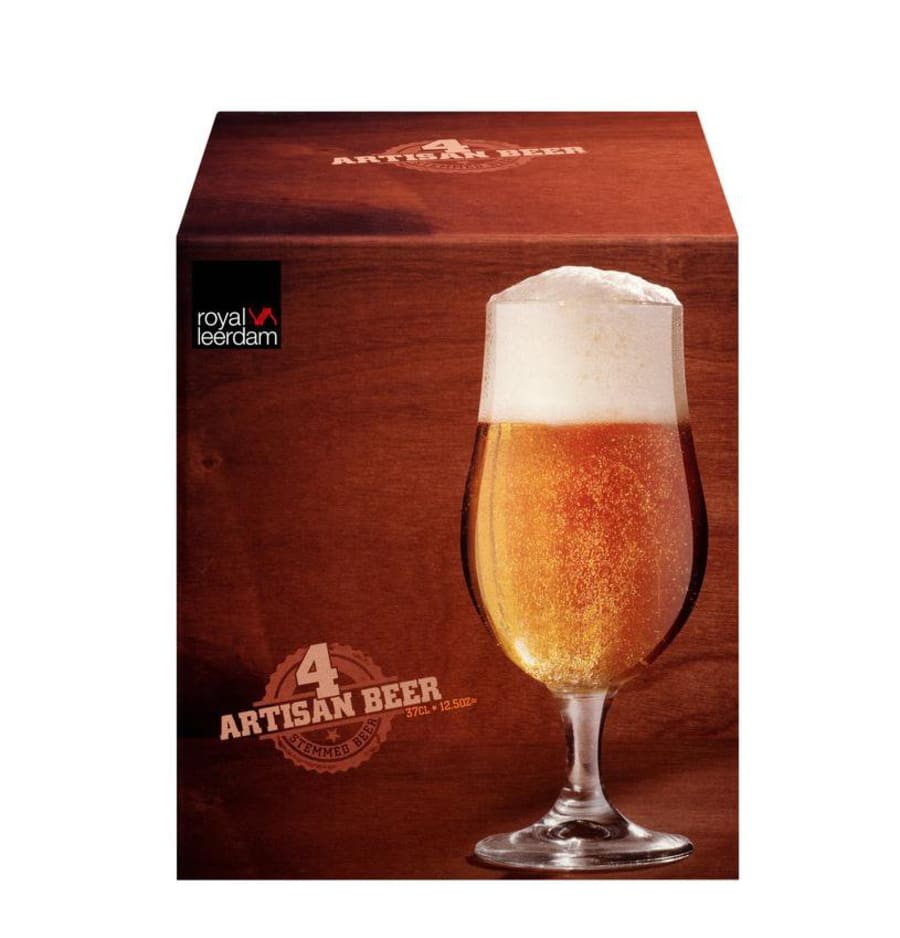 Royal Leerdam Glas bjór á fæti 40cl 4stk Artisan