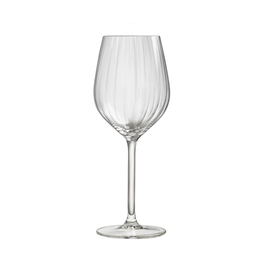 Royal Leerdam Glas hvítvín 38cl 4stk Plissé