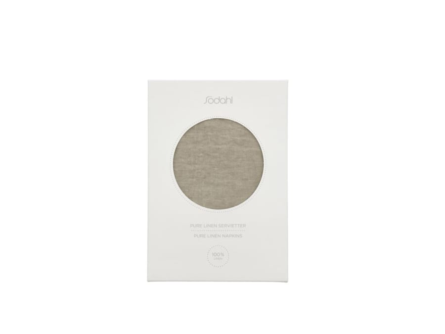 Södahl Servíettur 2stk Pure Linen nature