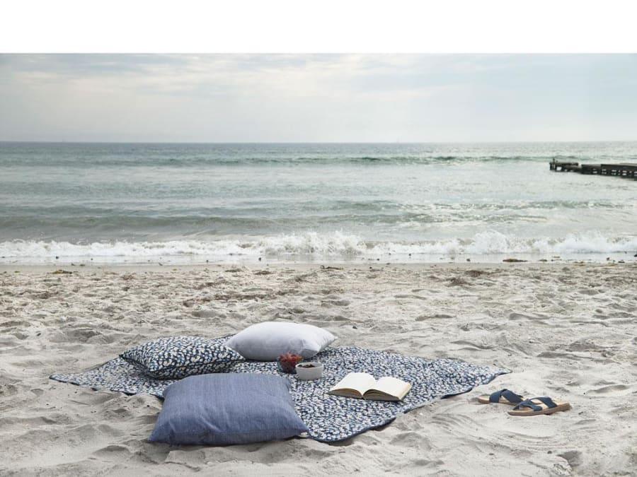 Södahl Teppi picnic 130x170 Bellis indigo/camel