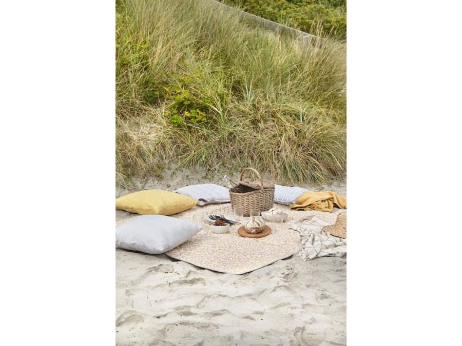 Södahl Teppi picnic 130x170 Bellis straw/rose