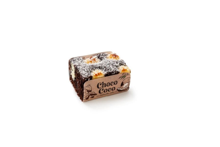 Súkkulaði-kókoskaka innpökkuð 100x60g