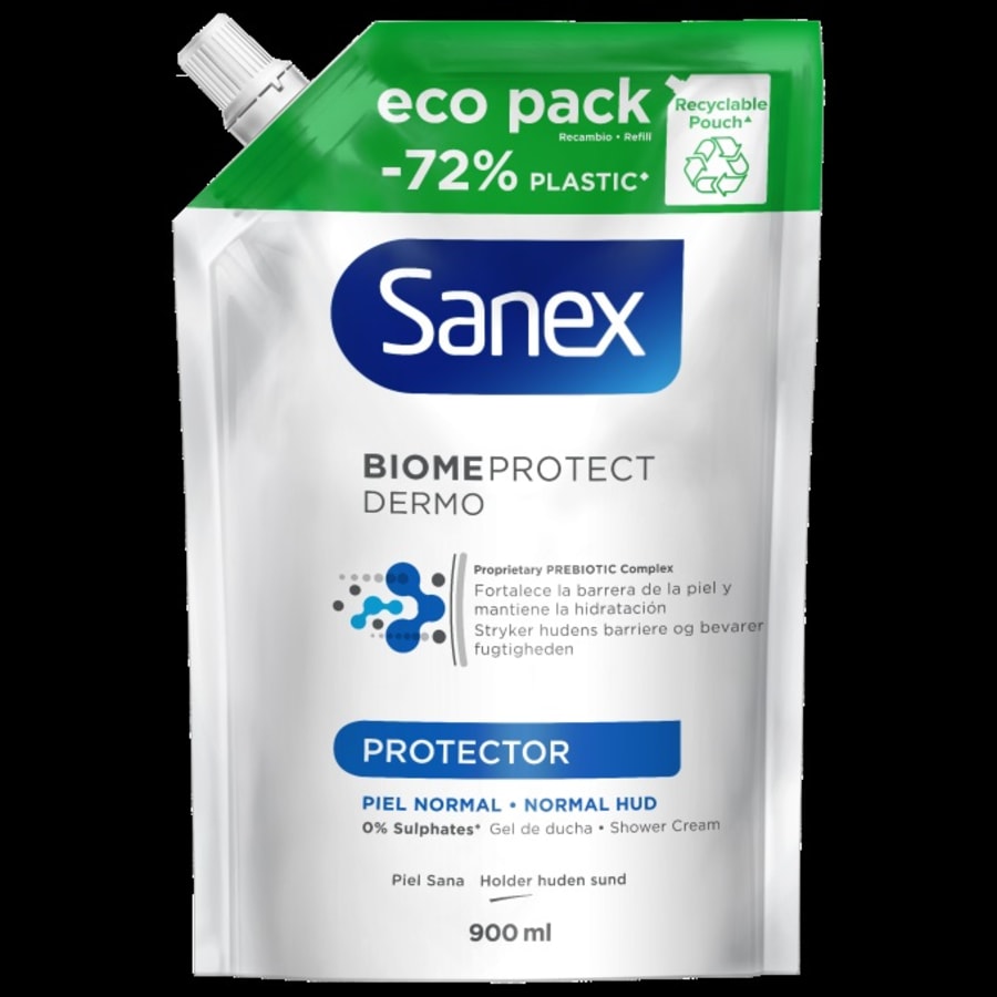 Sanex Shower Gel BiomeProtect PROTECTOR 900 ml refill