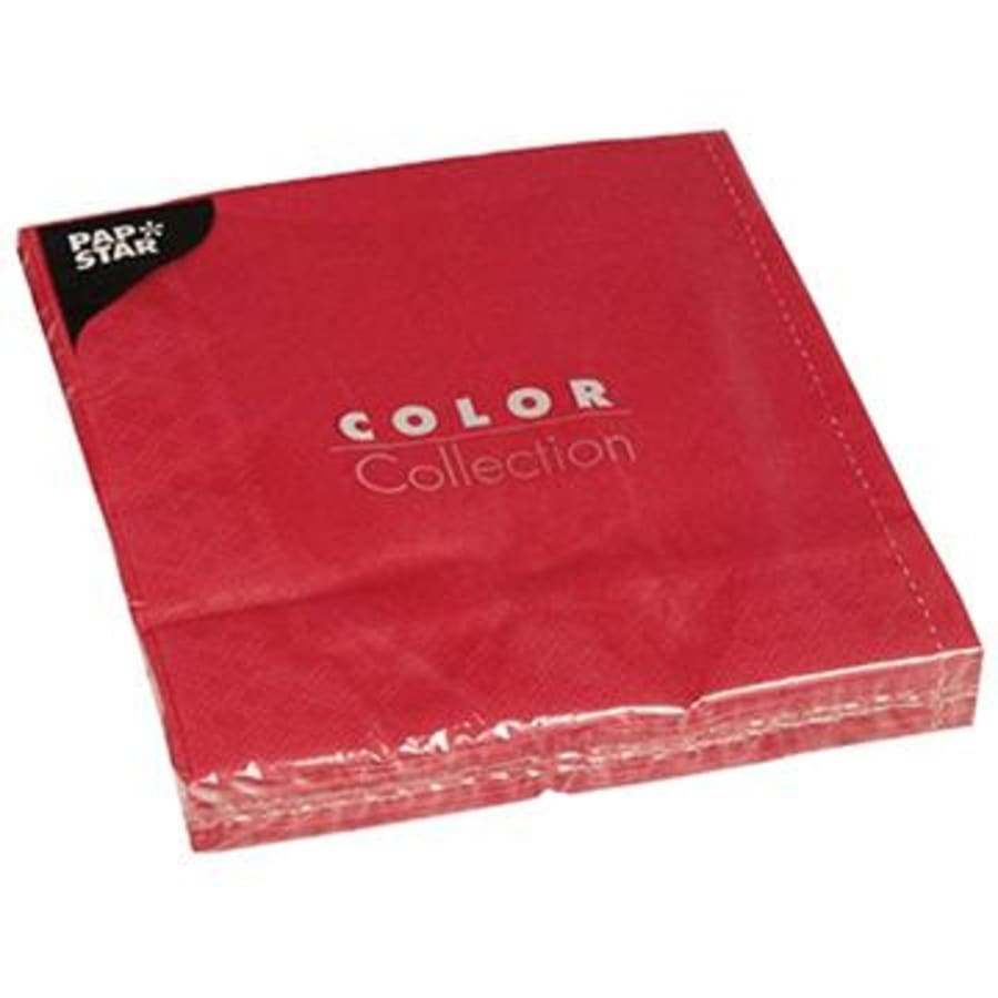 Servíettur vínrauðar 40x40cm 20stk (20)