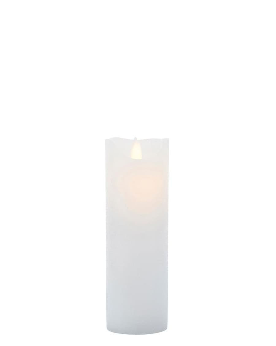 Sirius Sara hleðslukerti 20cm - hvítt