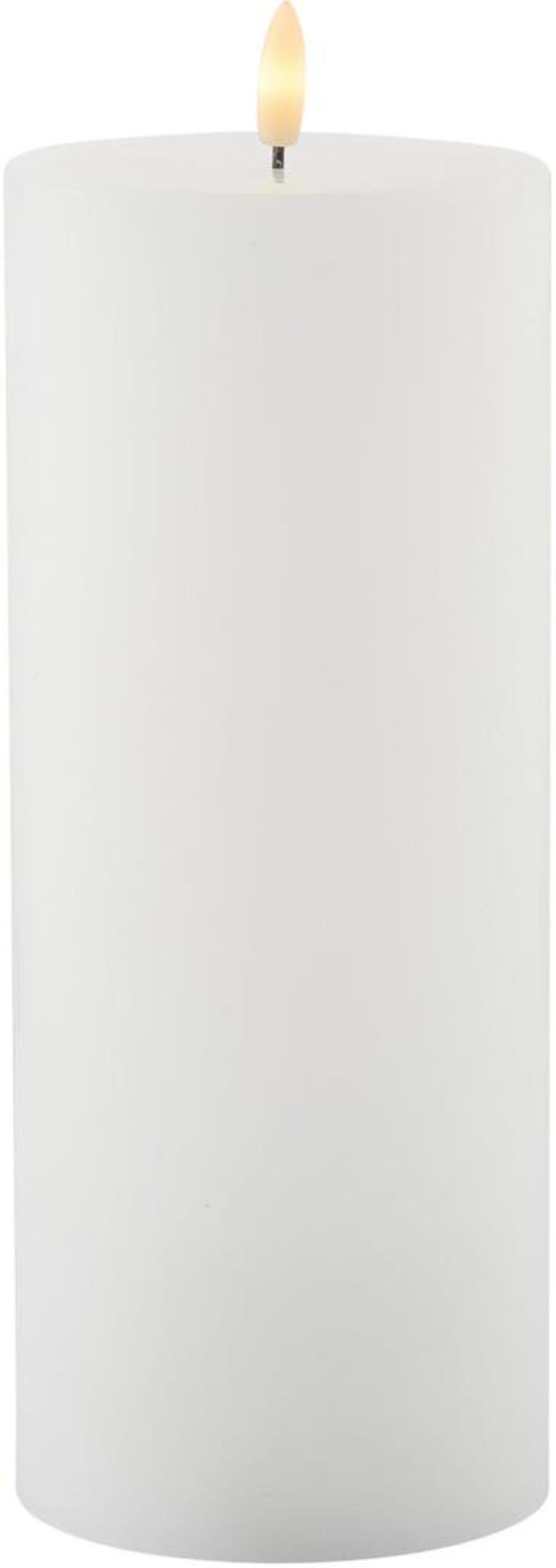 Sirius Sille hleðslukerti 25cm Hvítt