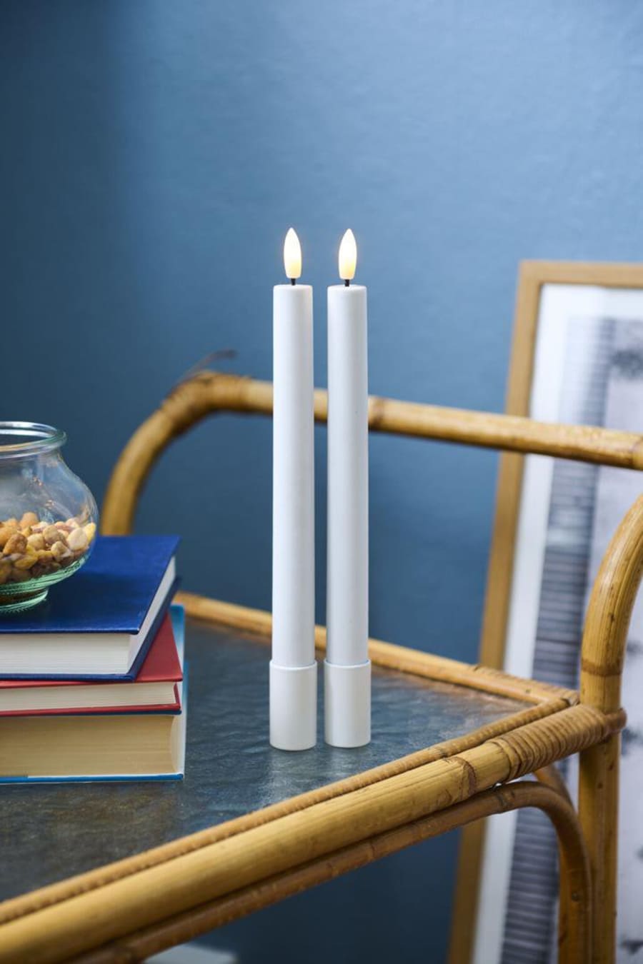 Sirius Sille kerti 2stk há Hvít