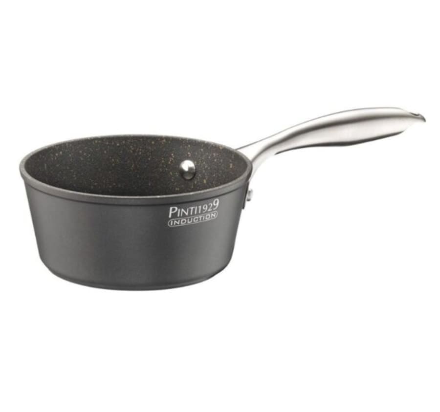 Skaftpottur Stone black non stick – 16 cm