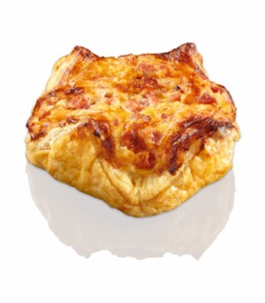 Skinku- og ostabaka 110g