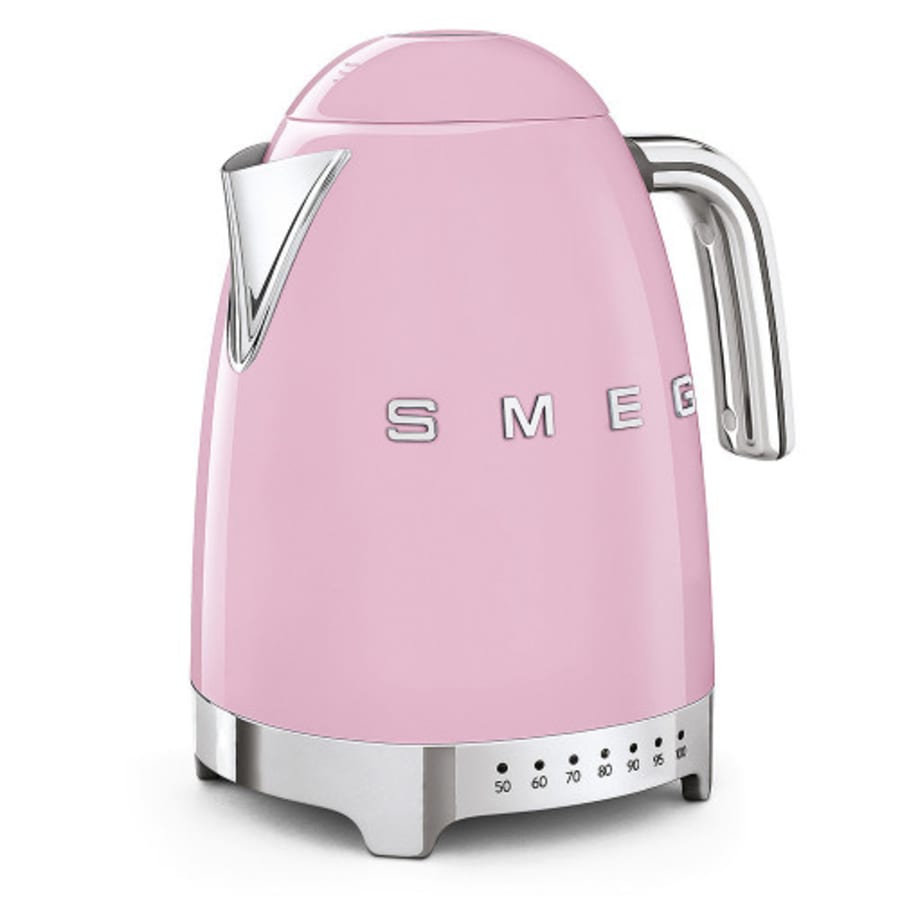 Smeg hraðsuðuketill með hitastýringu - Bleikur.