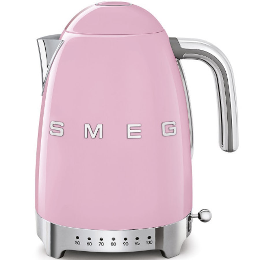 Smeg hraðsuðuketill með hitastýringu - Bleikur.