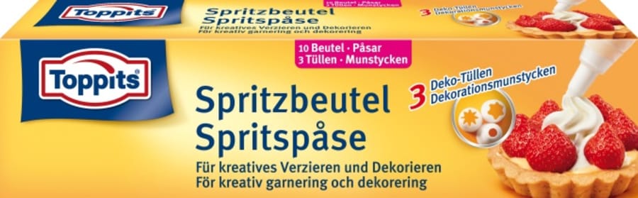 Sprautupokar + 3 stútar