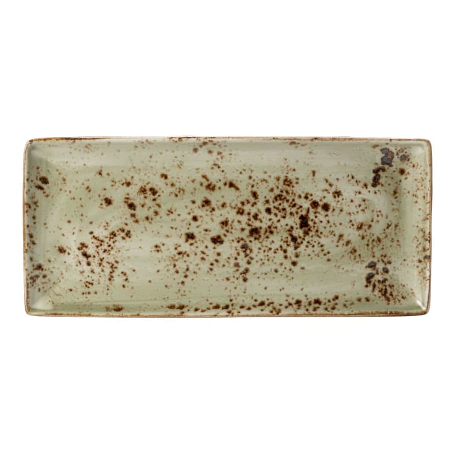 Steelite CRAFT ferkantaður diskur 37 x 16 cm - Green