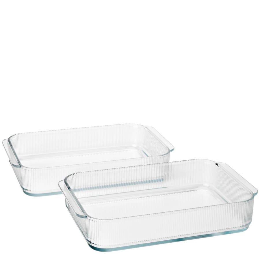 Stelton Pilastro eldföst mót 33x20,5cm Glær 2 stk