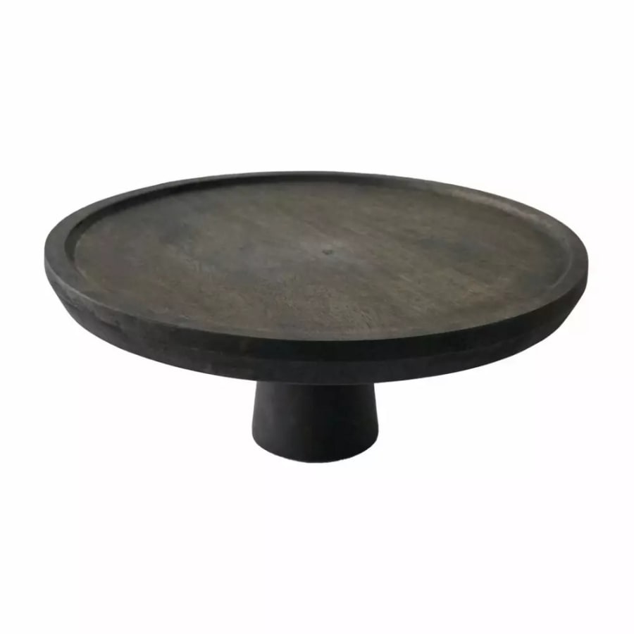 Stiernholm Kökudiskur á fæti mango dökkur 30cm