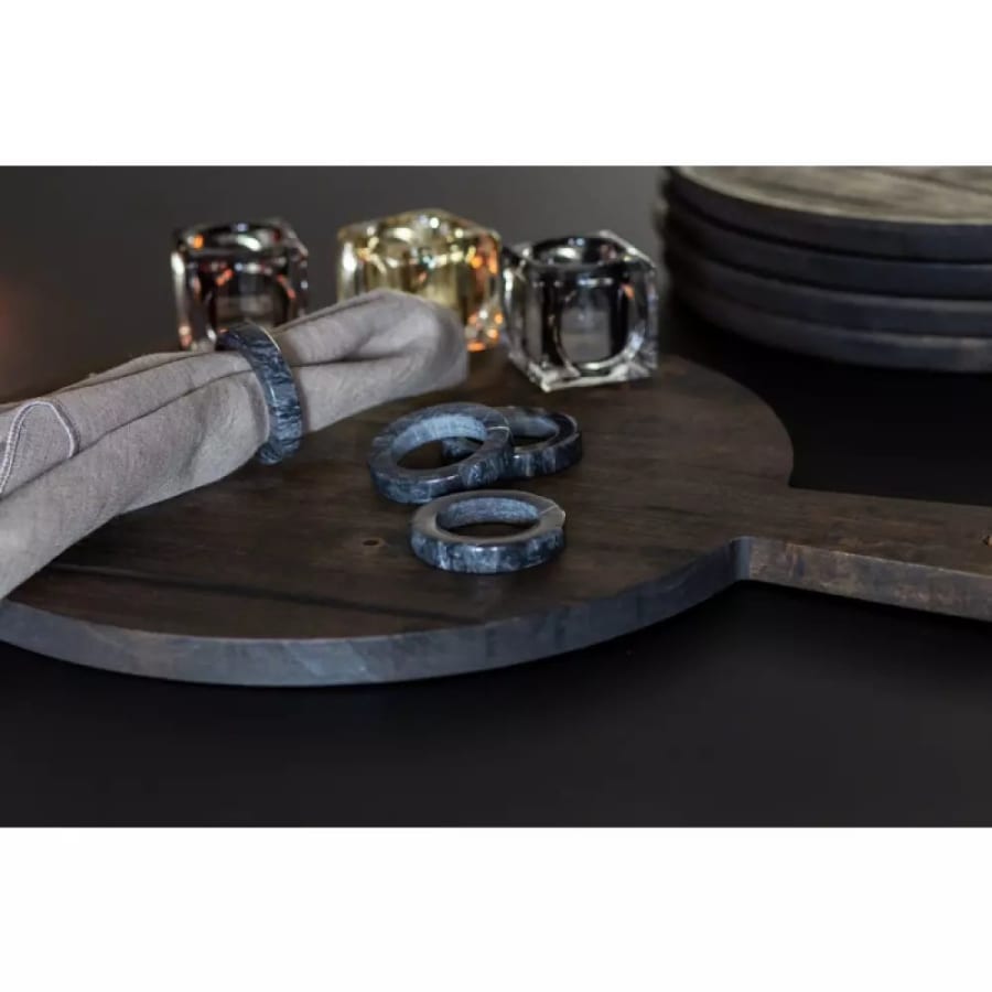 Stiernholm Servíettuhringir marmara Mood 4stk pk