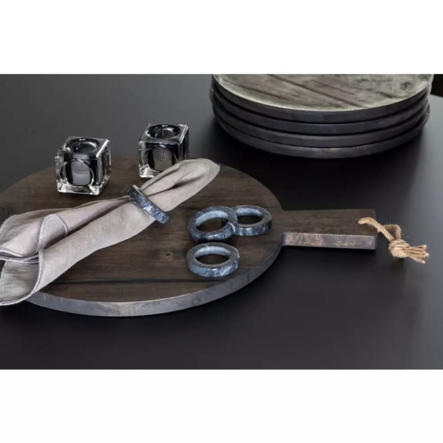 Stiernholm Servíettuhringir marmara Mood 4stk pk