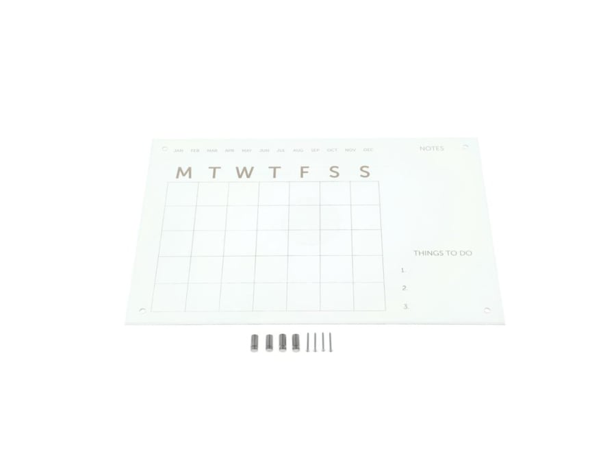 Still Vikuplan 60x40cm hengist upp á vegg clear