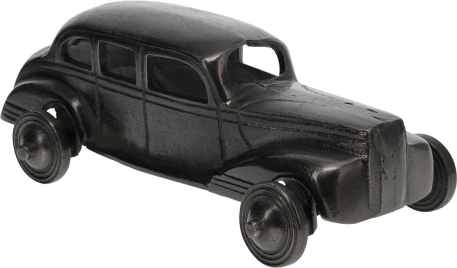 Stytta gamall bíll 30x15x10cm black