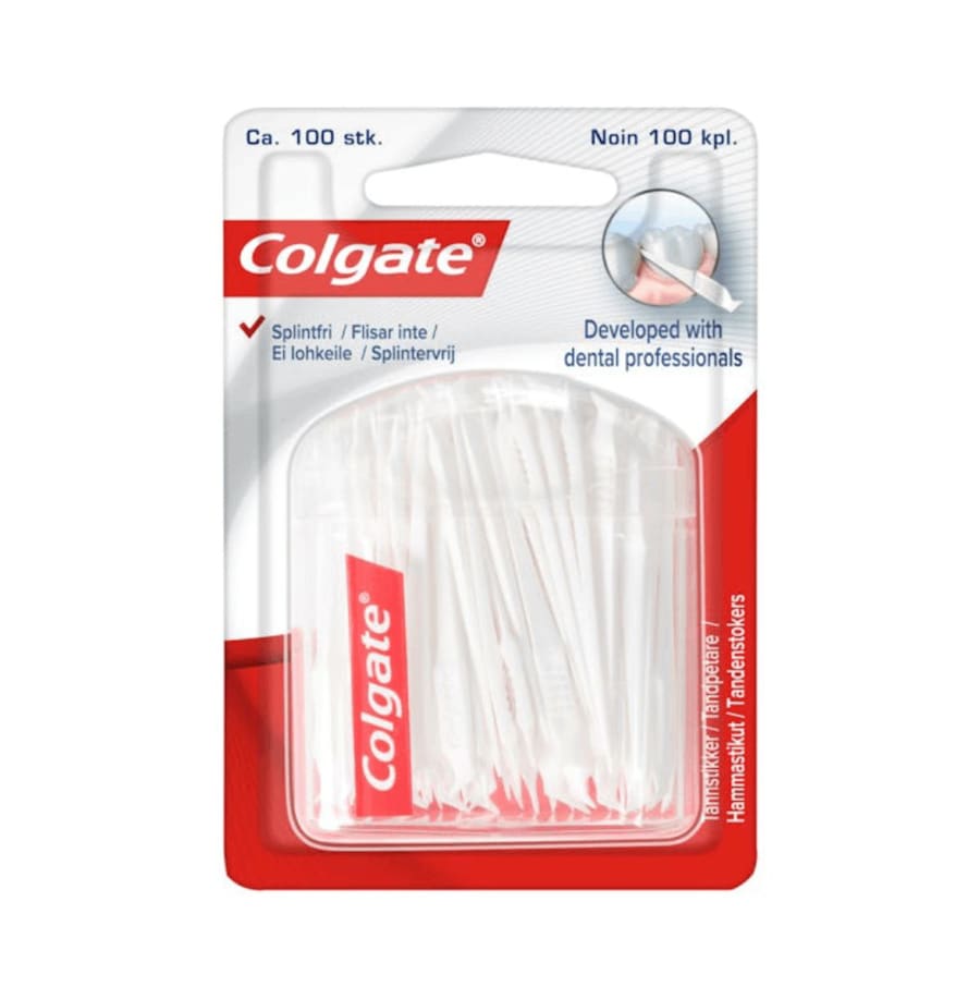 Colgate stönglar plast 100 stk