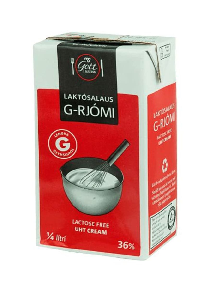 Ms g-rjómi 250 ml laktósafrír