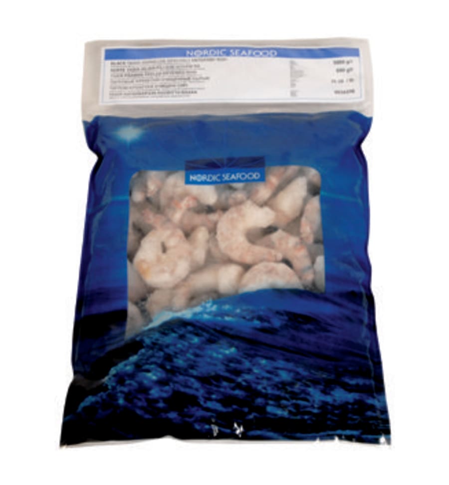 Tígrisrækja 16/20 pilluð m/hala 1kg